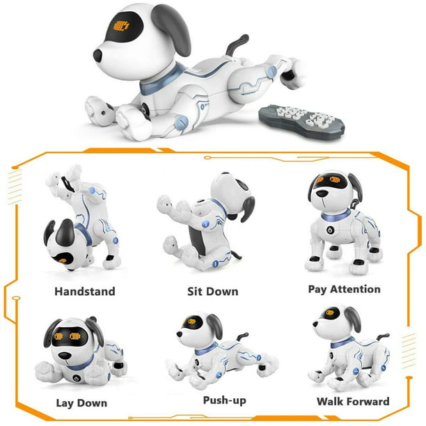 Interactive Remote Control Pet Robot Stunt Dog Puppy Educational Toy Gift Kids